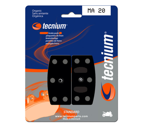 Plaquettes de frein TECNIUM route organique - MA20 - 1022414