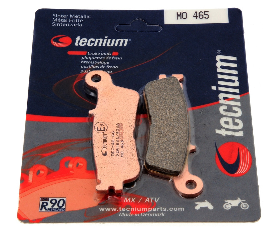 Plaquettes de frein TECNIUM MX/Quad métal fritté - MO465