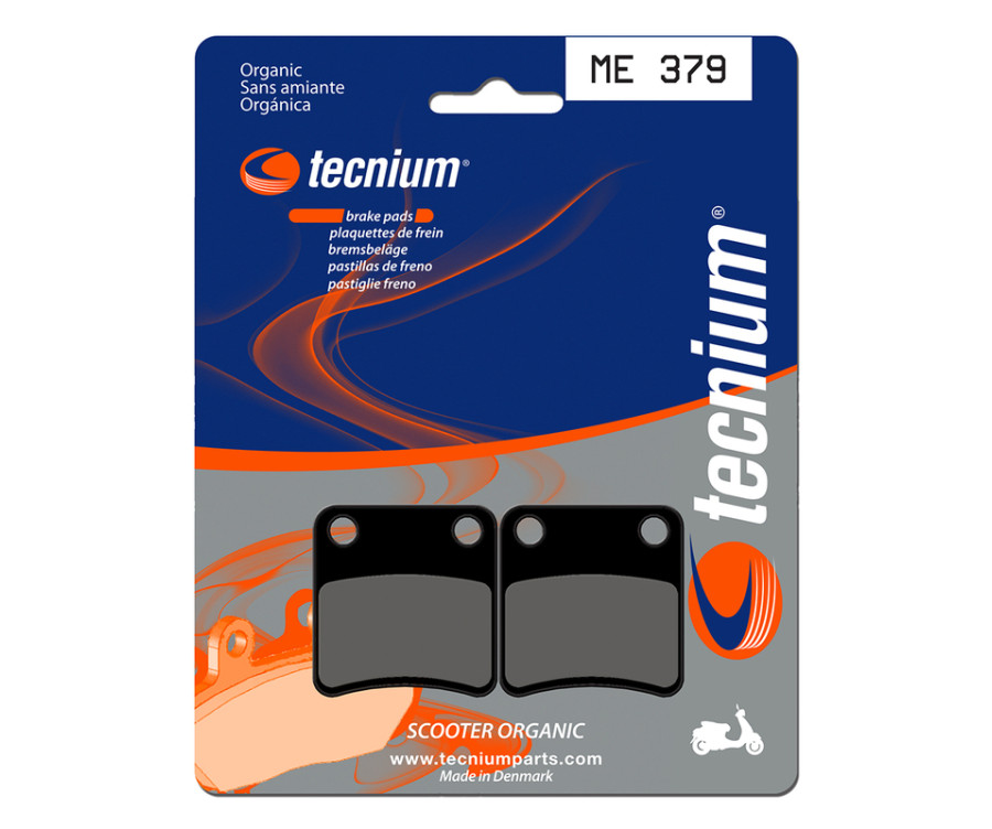 Plaquettes de frein TECNIUM Scooter organique - ME379