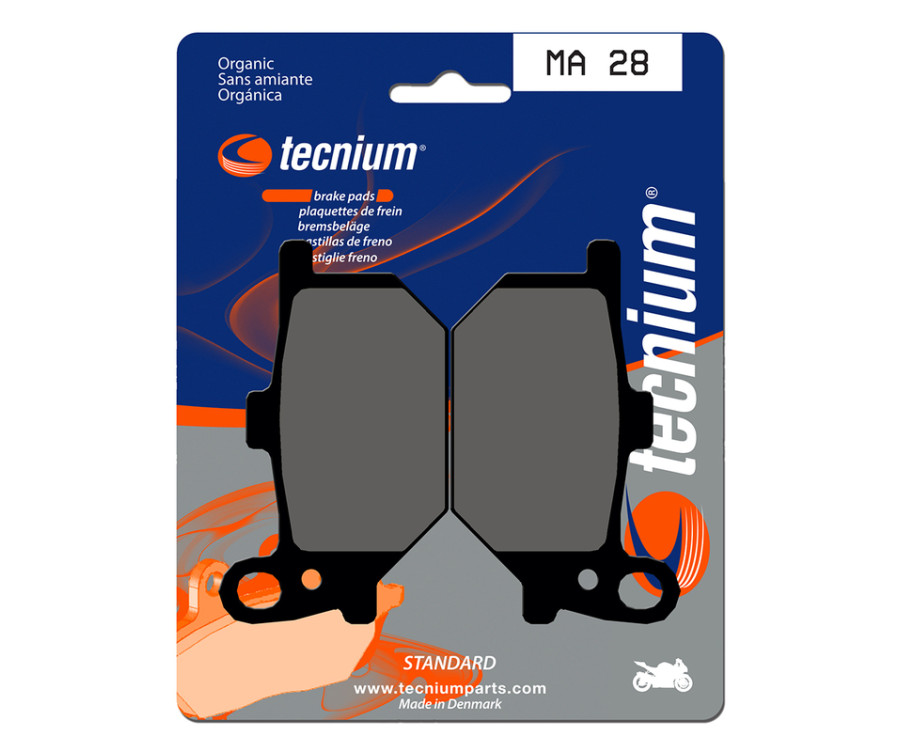 Plaquettes de frein TECNIUM route organique - MA28