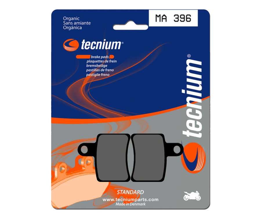 Plaquettes de frein TECNIUM route organique - MA396