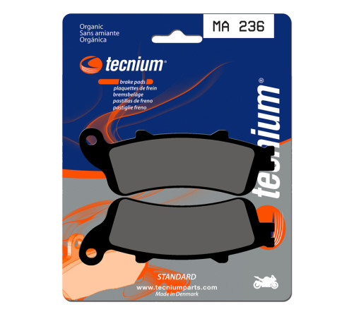 Plaquettes de frein TECNIUM route organique - MA236 - 1022435