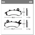 Plaquettes de frein TECNIUM - MA458