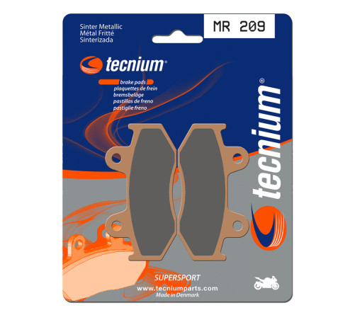 Plaquettes de frein TECNIUM Performance métal fritté - MR209 - 1023056