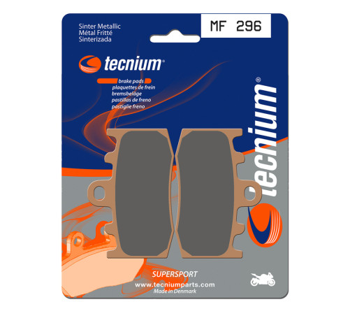 Plaquettes de frein TECNIUM Performance métal fritté - MF296 - 1022766