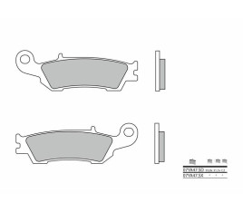 Plaquettes de frein BREMBO Off-Road métal fritté - 07YA47SX - 1036270