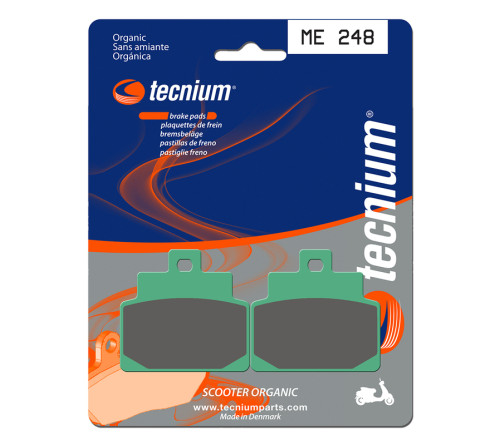 Plaquettes de frein TECNIUM Scooter organique - ME248 - 1022654