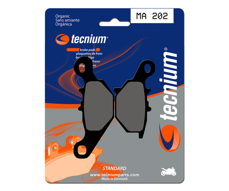 Plaquettes de frein TECNIUM route organique - MA202