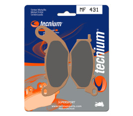 Plaquettes de frein TECNIUM Performance métal fritté - MF431