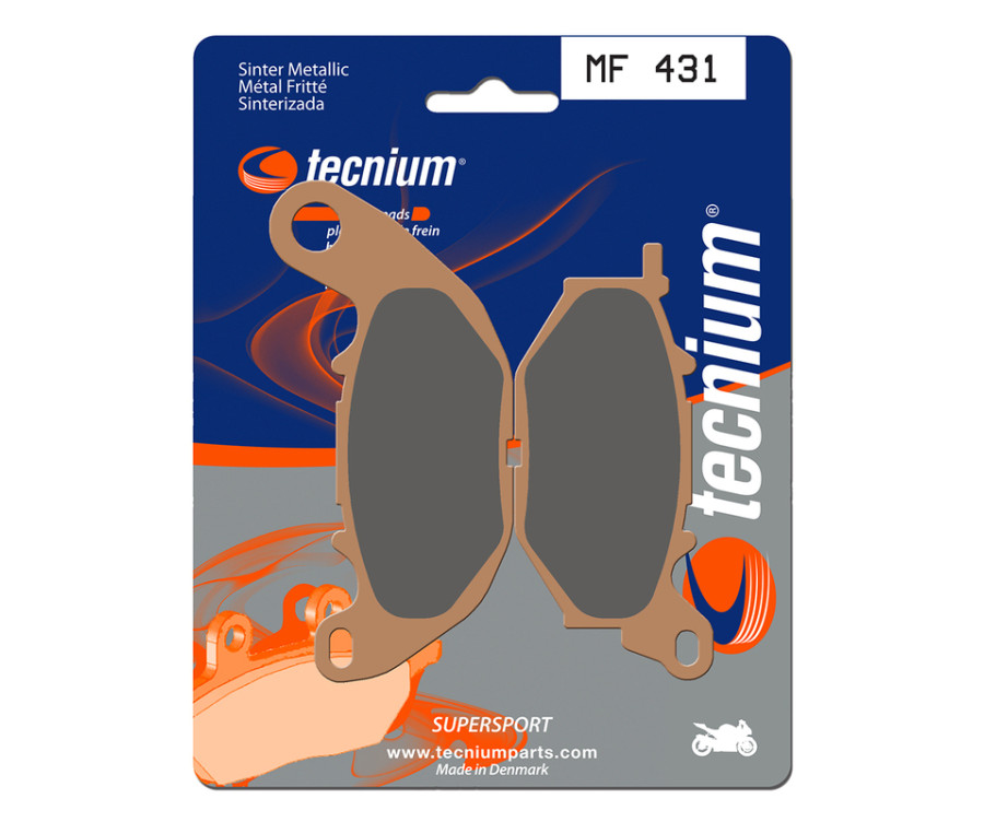 Plaquettes de frein TECNIUM Performance métal fritté - MF431