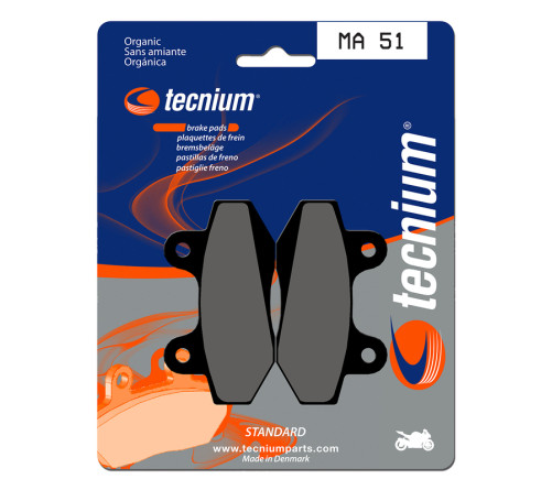 Plaquettes de frein TECNIUM route organique - MA51 - 1022524