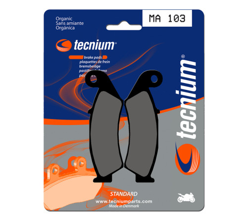 Plaquettes de frein TECNIUM route organique - MA103 - 1022328