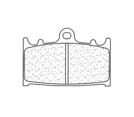 Plaquettes de frein CL BRAKES route métal fritté - 2251XBK5 - 1034798