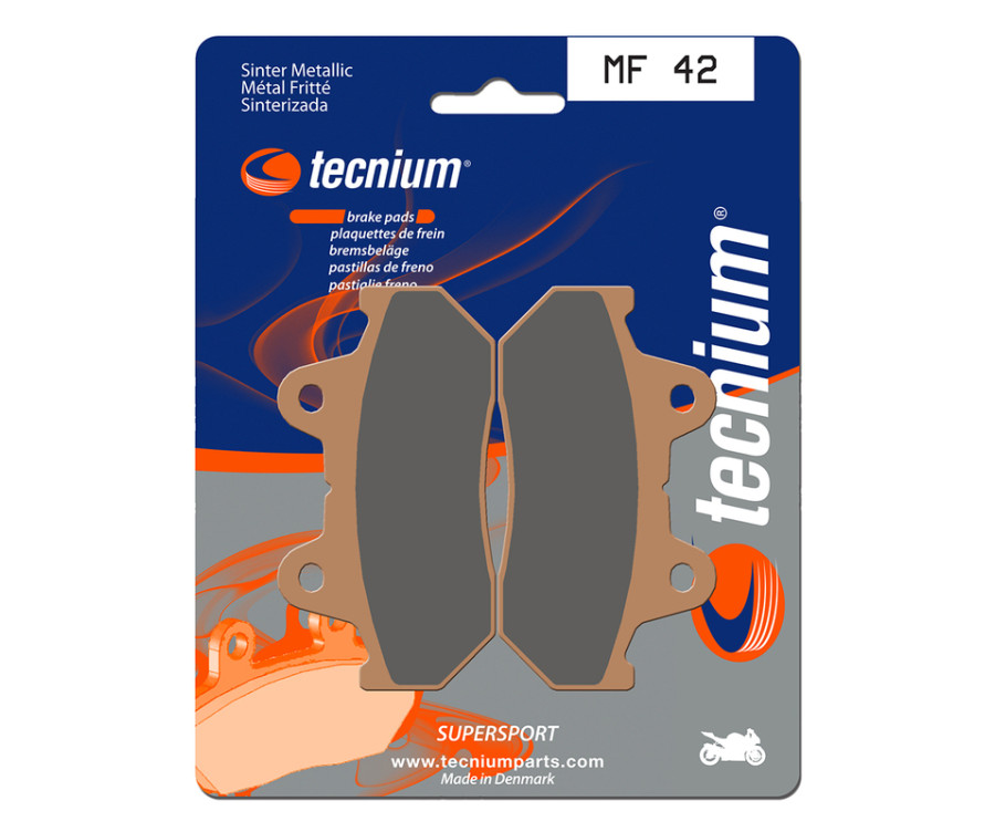 Plaquettes de frein TECNIUM Performance métal fritté - MF42