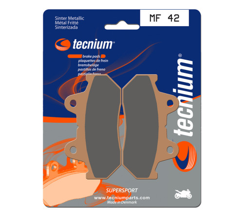 Plaquettes de frein TECNIUM Performance métal fritté - MF42 - 1022791