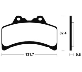 Plaquettes de frein TECNIUM route organique - MA182