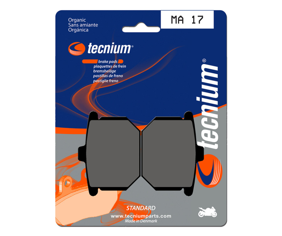 Plaquettes de frein TECNIUM route organique - MA17