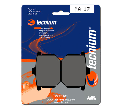 Plaquettes de frein TECNIUM route organique - MA17 - 1022390