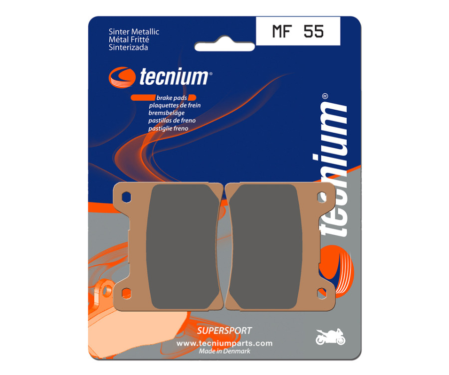 Plaquettes de frein TECNIUM Performance métal fritté - MF55