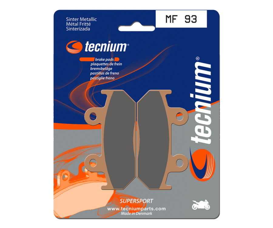 Plaquettes de frein TECNIUM Performance métal fritté - MF93