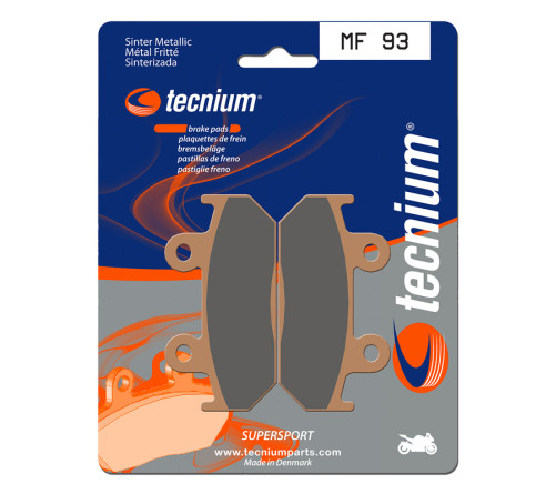 Plaquettes de frein TECNIUM Performance métal fritté - MF93 - 1022808