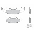 Plaquettes de frein BREMBO route métal fritté - 07KA09SA