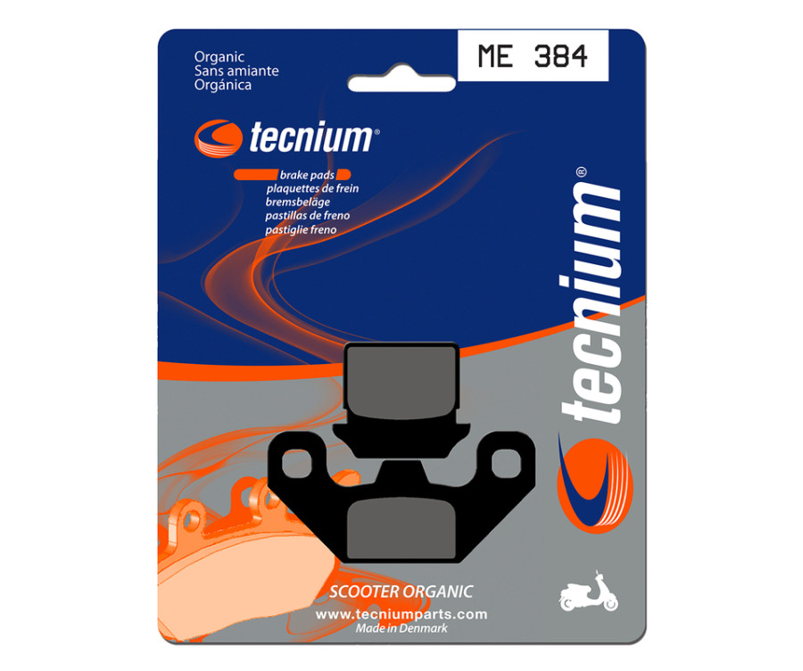 Plaquettes de frein TECNIUM Scooter organique - ME384