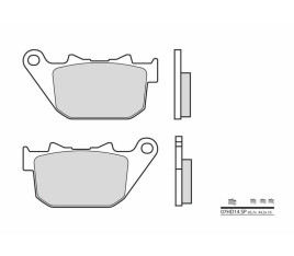 Plaquettes de frein BREMBO route métal fritté - 07HD14SP