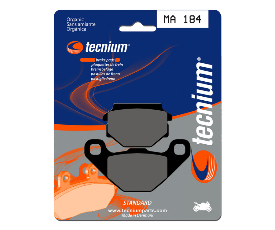 Plaquettes de frein TECNIUM route organique - MA184