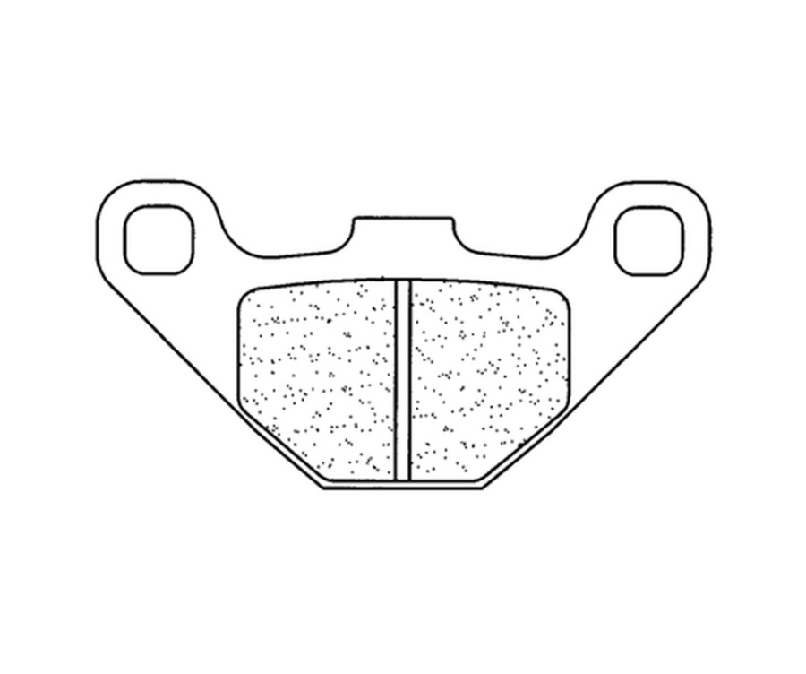 Plaquettes de frein CL BRAKES Quad métal fritté - 2466ATV1