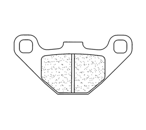 Plaquettes de frein CL BRAKES Quad métal fritté - 2466ATV1 - 1034993