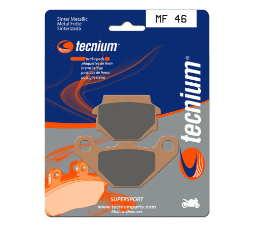 Plaquettes de frein TECNIUM Performance métal fritté - MF46 - 1022797