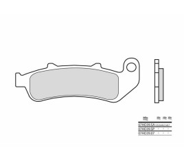 Plaquettes de frein BREMBO route métal fritté - 07HO39SP - 1036016