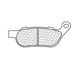 Plaquettes de frein CL BRAKES Route métal fritté - 1213RX3