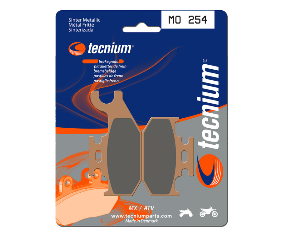 Plaquettes de frein TECNIUM MX/Quad métal fritté - MO254