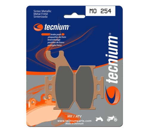 Plaquettes de frein TECNIUM MX/Quad métal fritté - MO254 - 1022863