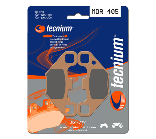 Plaquettes de frein TECNIUM Racing MX/Quad métal fritté - MOR405 - 1023008