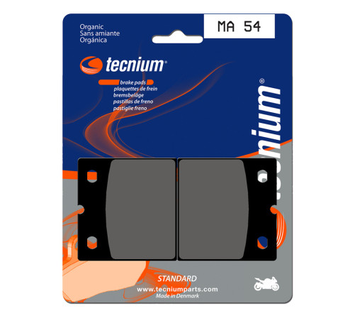 Plaquettes de frein TECNIUM route organique - MA54 - 1022527