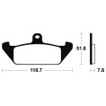 Plaquettes de frein TECNIUM route organique - MA94