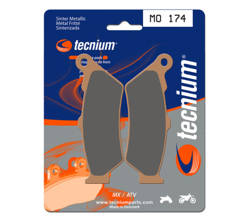 Plaquettes de frein TECNIUM MX/Quad métal fritté - MO174 - 1022850