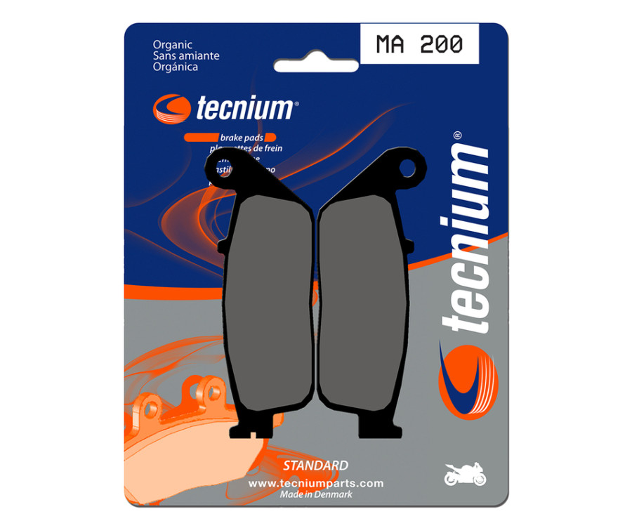 Plaquettes de frein TECNIUM route organique - MA200