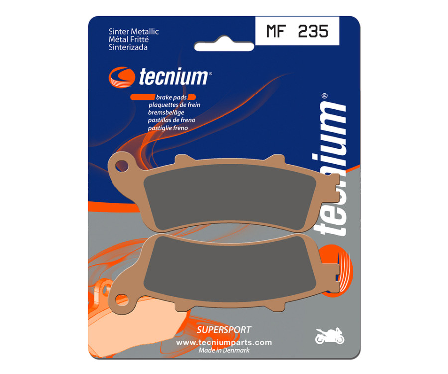 Plaquettes de frein TECNIUM Performance métal fritté - MF235