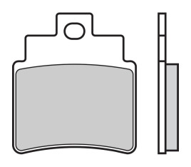 Plaquettes de frein BREMBO Scooter carbone céramique - 07050 - 1035698