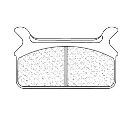 Plaquettes de frein CL BRAKES Route métal fritté - 2342RX3