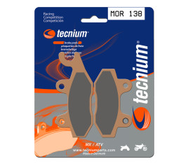 Plaquettes de frein TECNIUM Racing MX/Quad métal fritté - MOR138 - 1022949