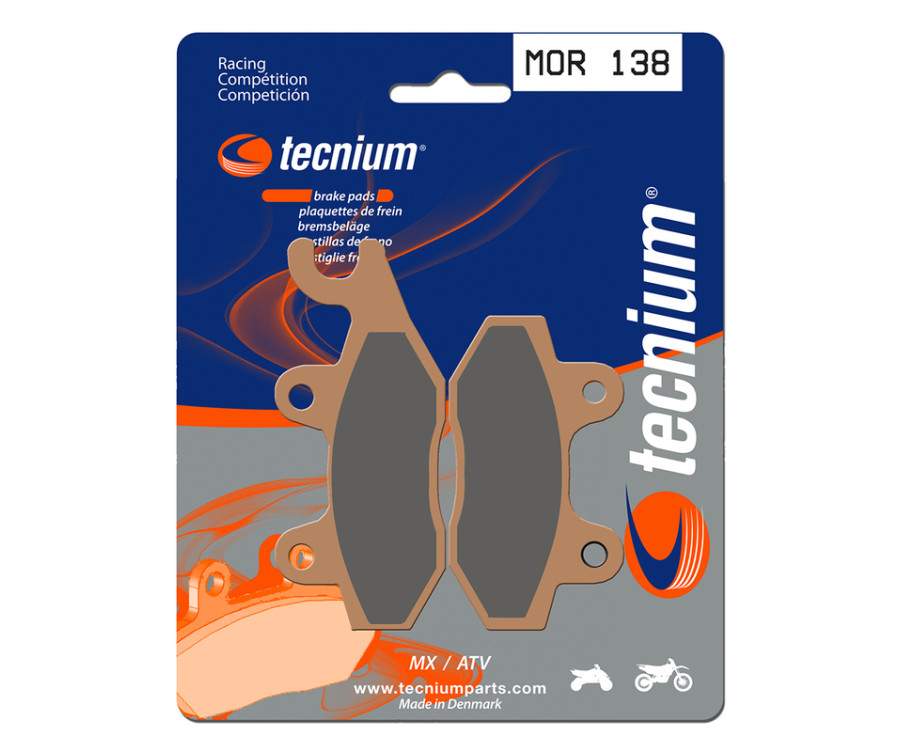 Plaquettes de frein TECNIUM Racing MX/Quad métal fritté - MOR138