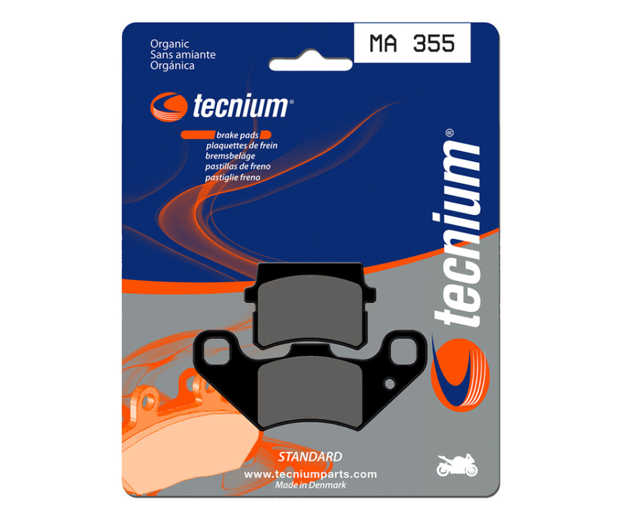 Plaquettes de frein TECNIUM route organique - MA355