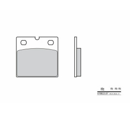 Plaquettes de frein BREMBO route carbone céramique - 07BB2307 - 1035835