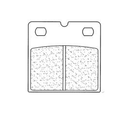 Plaquettes de frein CL BRAKES route métal fritté - 2840A3+ - 1035051