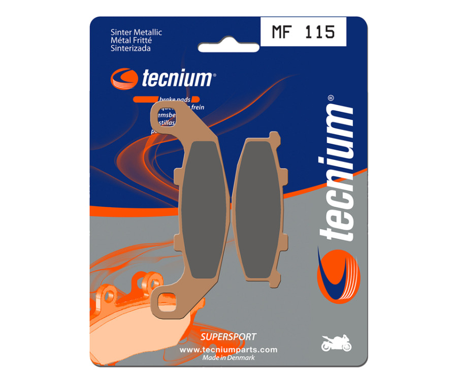 Plaquettes de frein TECNIUM Performance métal fritté - MF115